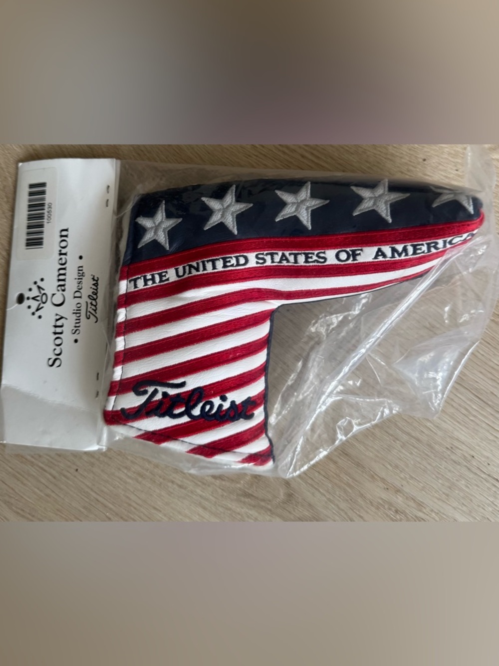 NWT Scotty Cameron 2014 US Open, Stars & Stripes USA, Titleist Putter Head cover